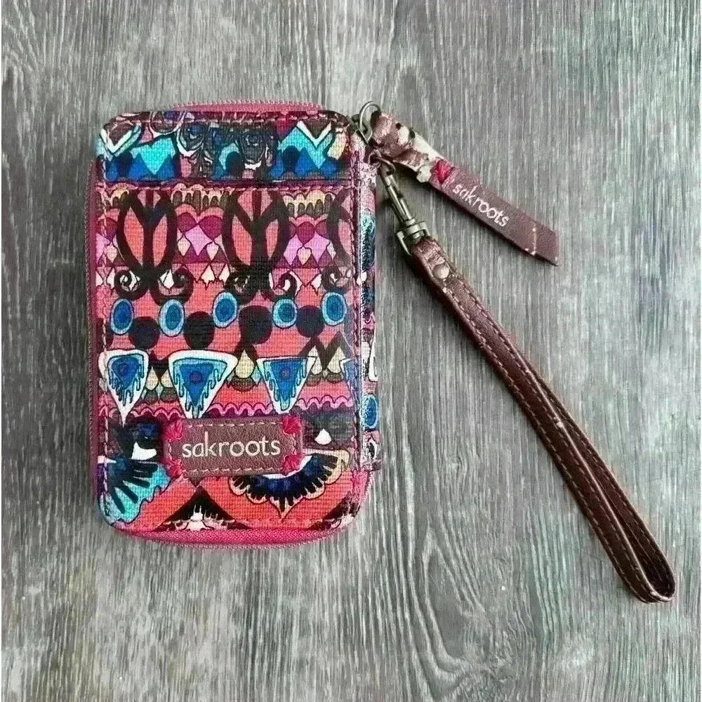 Women's Sakroots Wristlet/Phone Case/Credit Cards Wallet​ - Picture 3 of 8
